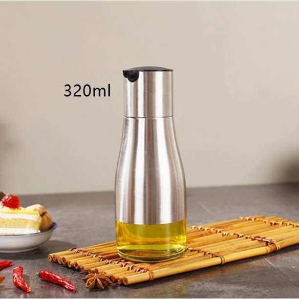 Hervidor de aceite de acero inoxidable de 1 pieza, botella de condimento de cocina for el hogar, botella de vinagre, salsa de soja, hervidor de aceite tipo boquilla