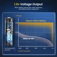thumbnail image 3 of Pilas AA recargables Mupoer, 4 unidades, 1,5 V, 3000 mAh, 3 of 7