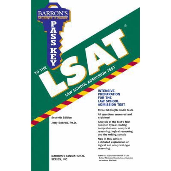 Pre-Owned Barron's Pass Key to the LSAT (Paperback) 0764140833 9780764140839