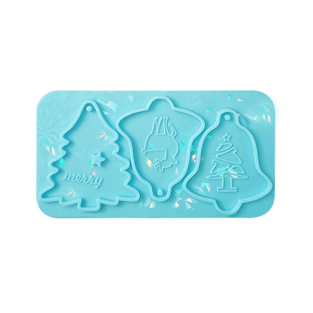 Llavero de luz y sombra, molde decorativo de resina epoxi con agujero, molde colgante