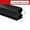 black 12mm, variant on 1pc Waterproof Seal Strip Draught Excluder Stopper Door Bottom Wind Sweep Blocker Soundproof Soft Rubber Seal Strip