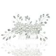 thumbnail image 1 of Peineta nupcial para mujer, joyería de perlas, joyería para el cabello nupcial, peineta para boda, joyería elegante para la cabeza, 1 of 1