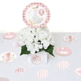 thumbnail image 5 of Big Dot of Happiness One Silly Goose Pink Large Confetti, Girl 1st Birthday Party Table Decorations, Giant Confetti Centerpiece - 27 Count Circles, 5 of 7