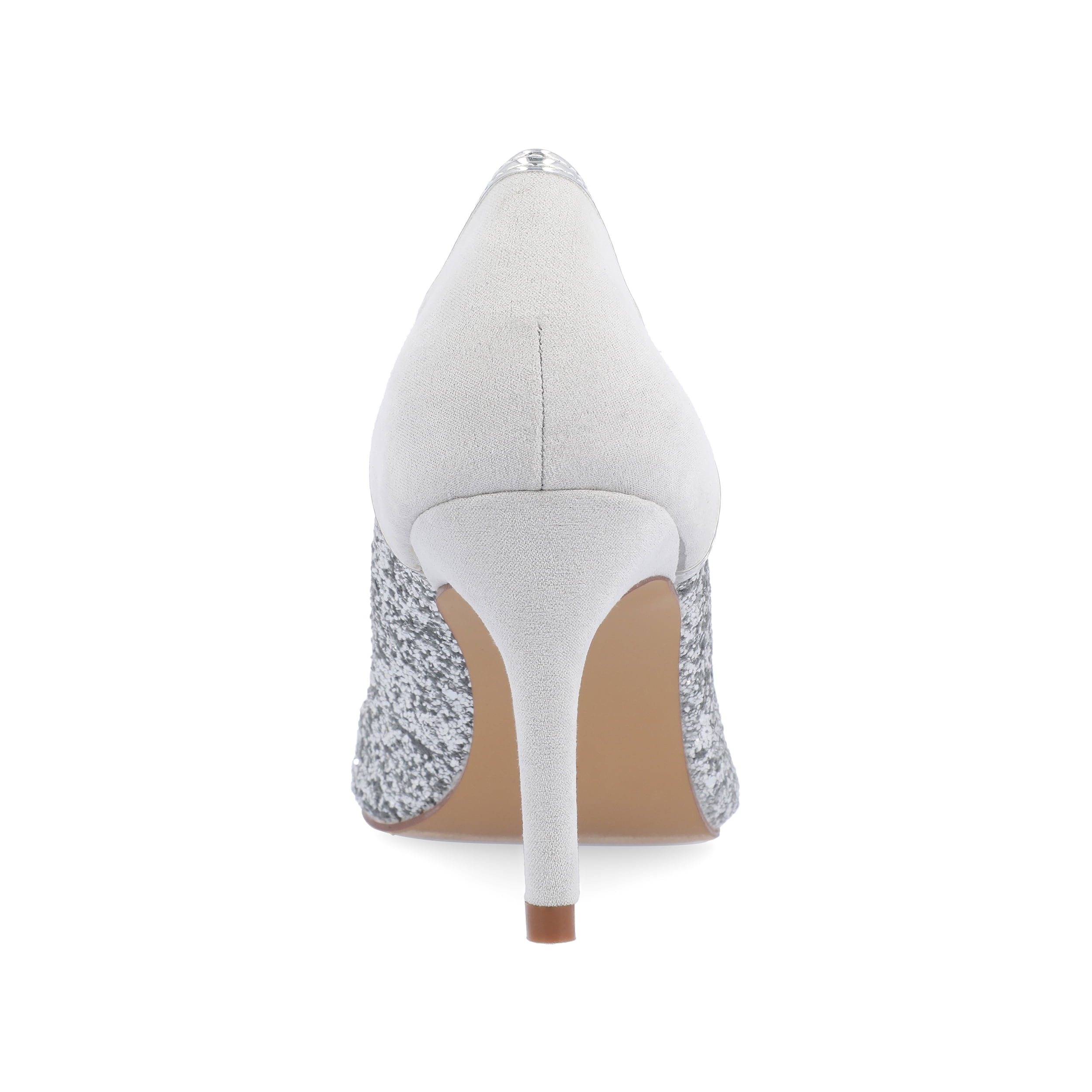 Journee Womens Kalani Pointed Toe Mid Heel Pumps