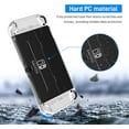thumbnail image 5 of XIHAMA 3 in 1  Case for Nintendo Switch OLED, Clear Dockable Shell Compatible with Switch OLED and Joycon Controller, Comfort Grip Case with Shock-Absorption and Anti-Scratch Design, 5 of 7