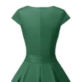 thumbnail image 7 of Dressystar Women Vintage Tea Dress Cap-Sleeves Swing Cocktail Prom Party Dress, 7 of 7