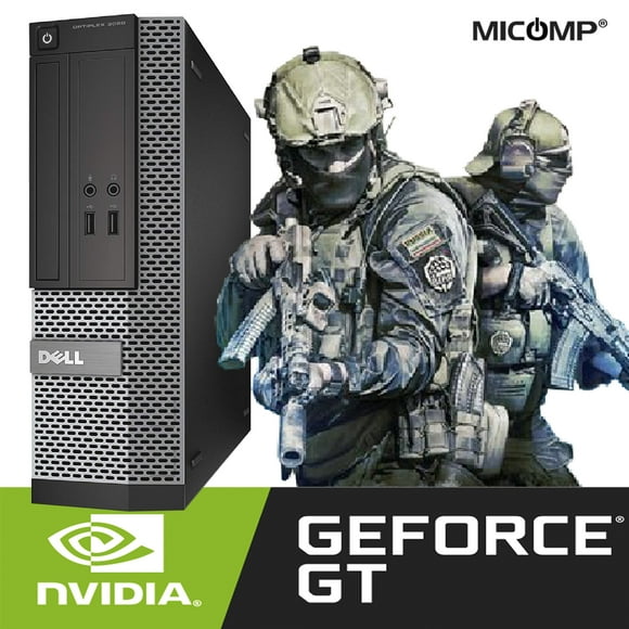 Restored Dell OptiPlex 3020 Gaming PC Intel Quad Core I5-4570 4th Gen Processor 8GB RAM 500GB HDD Nvidia GeForce GT 1030 - Windows 10 Computer (Refurbished)