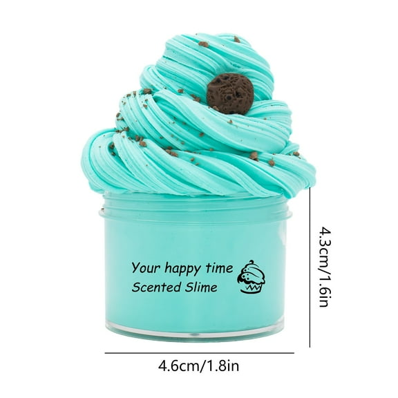 Daiosportswear 70ml Furry Cloud Butters Slimes Clays Toy Non Settling with Accessories DIY Noodles Stretchy Slimes for Creatives Crafts for Christmas gift