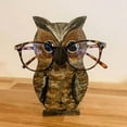 thumbnail image 2 of Matoen Handmade Wood Carved Animal Eyeglass Holder, Sunglasses Display Stand, Nightstand Home Office Desk Decor, Christmas Holiday New Year Business for Men Women Adults, 2 of 3