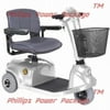 CTM - HS-320 - Mid-Range Travel Scooter - 3-Wheel - Silver - PHILLIPS POWER PACKAGE TM - $500 VALUE