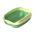 thumbnail image 3 of Bac à Litière pour Chat Amovible Résistant aux Taches, Bac de Litière pour Chat Robuste Anti Jaune Vert, 3 of 9