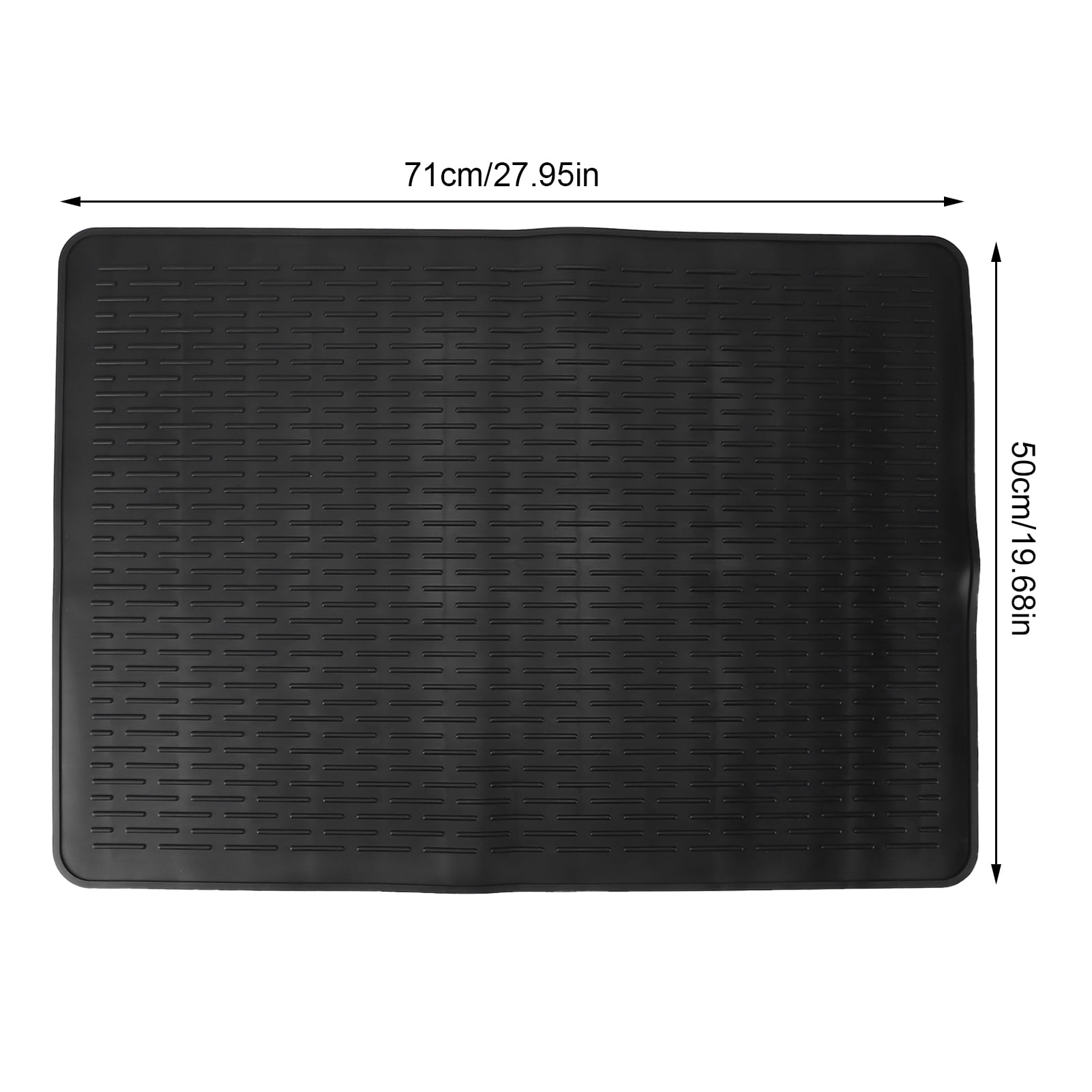 Riousery Silicone Stove Top Cover for Electric Stove Anti Slip Glass Cooktop Protector Dish Drying Mat Kitchen Accessories 28x20 inches / 71x50 cm
