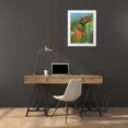 thumbnail image 3 of Fitzharris, Tim 25x32 White Modern Wood Framed Museum Art Print Titled - Rufous Tailed Hummingbird, 3 of 4