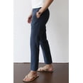 thumbnail image 4 of GINGTTO Linen Pants Men Slim Fit Elastic Waistband Lightweight Summer Beach Fashion Casual Pant, 4 of 12