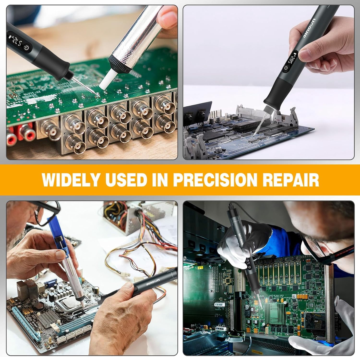 Taotique Soldering Iron Kit, Cordless Soldering Iron, 12 Seconds Fast Heating(392°F-842℉), Auto Sleep, 3 Precision Soldering Tips, Soldering Iron for Precision Repair
