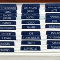 Laminated Bible Tabs, Reposition Large Print Stickers, Easy to Read and