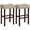 Beige-29", variant on Costway Set of 2 Bar Stools Counter Height Saddle Kitchen Chairs with Wooden Legs  Off-White + Brown