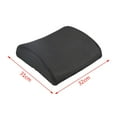 thumbnail image 2 of Memory Foam Seat Chair Lumbar Back Support Cushion Pillow For Office Home Car black, 2 of 10