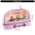 thumbnail image 3 of Pencil Bag Large Capacity Pen Case Cartoon Capibala Pencil Case Clear Pen Bag, 3 of 8