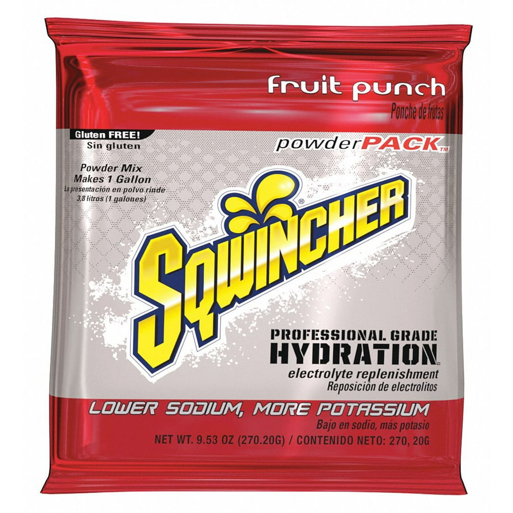 Sqwincher Sports Drink Mix, Powder Concentrate, Regular, 20 Package
