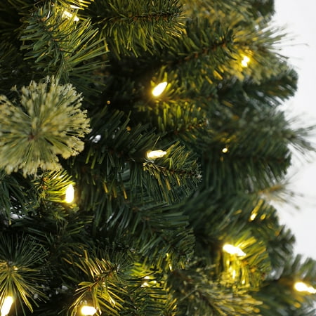 Christmas waymarking clearwater roberts wonderland fl stores robert waymark Home Heritage Cashmere 5 Foot Artificial Christmas Half Tree with LED