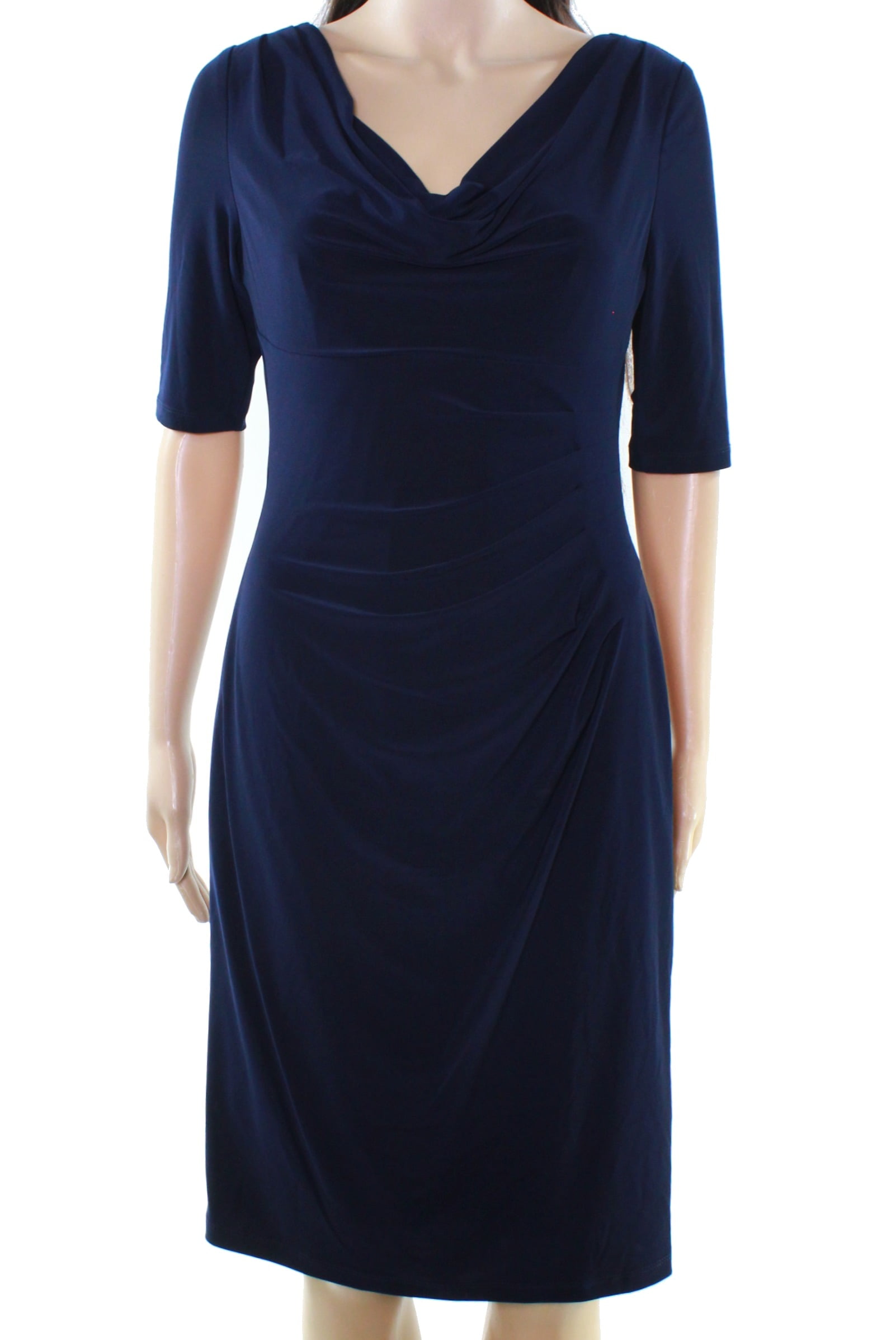 ralph lauren cowl neck dress