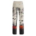 thumbnail image 6 of Zorvxlyn Halloween Women Pajama Pants Ghost Jack-O Bat Print Women's Pajama Bottoms Drawstring Elastic Waist Womens Lounge Pants, 6 of 6