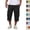 D04 - Black, variant on Long Shorts for Men Below Knee Elastic Wasit Cargo Short Pants Lightweight 3/4 Running Hiking Shorts with Pockets,Gray,L