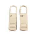 thumbnail image 1 of Wweixi Zipper Sliders Pull Extension Instant Cloths Mend Fixer Repair DIY sewing Tools Spring Handle Pull Tab Zipper Head Backpack White Gold, 1 of 3