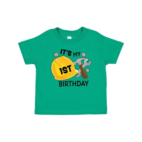 Inktastic Its My 1st Birthday with Construction Tools Boys Baby T-Shirt
