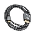 thumbnail image 2 of Cable USB C a DP 1,8 de 1,8 metros, Cable trenzado de nailon 8K, accesorios portátiles Plug and Play para tableta, teléfono inteligente profesional, 2 of 8