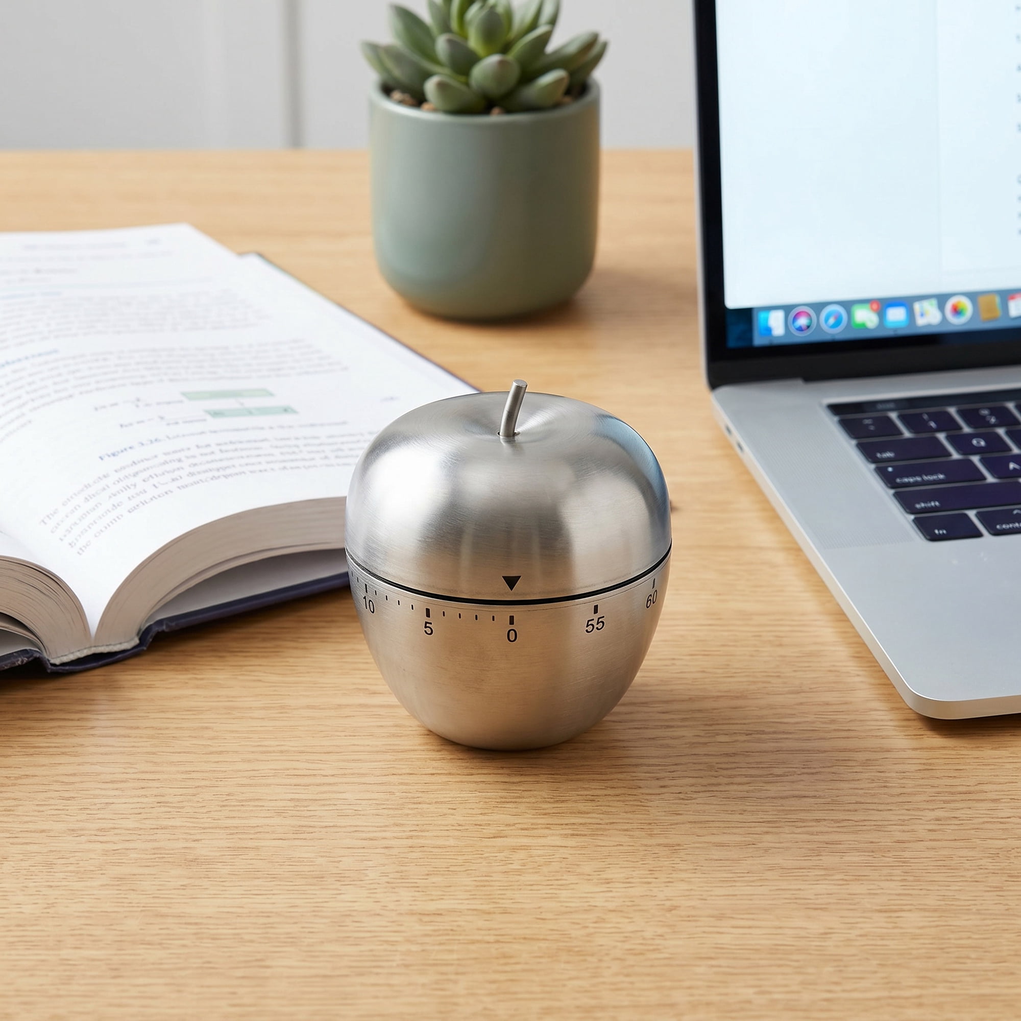 Unique Bargains Practical 60 Minute Digital Visual Timer for Students Apple