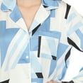 thumbnail image 5 of White Mark Fashion's Printed Satin Pajama Set, 5 of 6