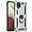 Silver, variant on Grade Drop Impact for Samsung Galaxy A12 Case Galaxy A12 5G Case 360 Metal Rotating Ring Kickstand Holder Heavy Duty Shockproof Case for Galaxy A12 5G Phone Case (Red)