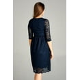 thumbnail image 3 of Floral Lace Surplice Maternity Dress, 3 of 3