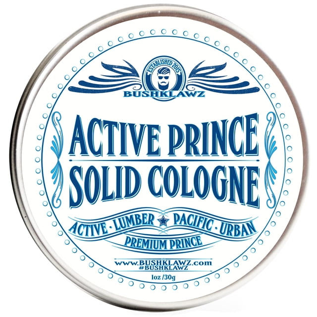 Colonia sólida BushKlawz Active Prince 30 ml sin alcohol