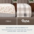 thumbnail image 6 of Bare Home Luxury 100% Cotton Flannel Twin-XL Sheet Set, Deep Pocket, 3-Piece, Light Pink, 6 of 10