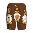 thumbnail image 7 of Daiia Gnomes With Honey Mens Woven Stretch Pajama Short,Short Pajama Pants-XX-Large, 7 of 7