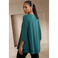 thumbnail image 2 of Jessica London Women's Plus Size Double-Layer High-Low Tunic, 2 of 5