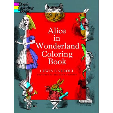 ぬりえ[不思議の国のアリス 原作イラスト Alice in Wonderland Coloring Book(全て未塗り)] 塗り絵 ジョン・テニエル