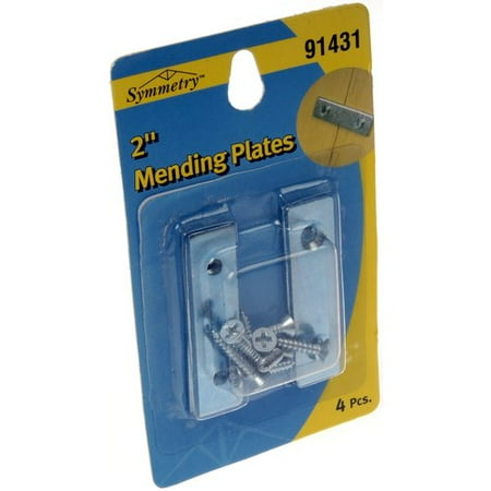 Symmetry Zinc Plated 2" Mending Brace with Screws