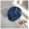 thumbnail image 6 of SikaFu Big Version Spicy Girl Exaggerated Painter Cloud Hat Sweet And Cool Denim Beret Big Head Circumference Female Niche Spicy Girl Octagonal Hat Trend, 6 of 6