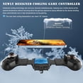 thumbnail image 3 of Niupi Cooling Wireless Mobile Gaming Controller for iPhone/Android, Black, 3 of 8