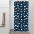 thumbnail image 2 of Cartoon Construction Vehicles Animals Shower Curtain 36"x72" ,Bathroom Decorative Shower Curtains Set with 12 Hooks,Modern Waterproof Washable Shower Curtain, 2 of 6