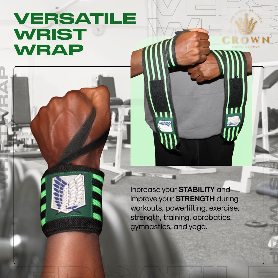 Anime Wrist Wraps Lifting Straps 24 for Men and Women  1 Pair Each Gym  Accessories Support Weightlifting Powerlifting Strength Training and  Improve Workout  Walmartcom