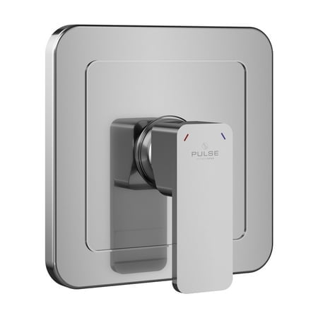 Pulse Showerspas Valve d'Équilibre de Pression Tru-Temp 1/2 Pouces" Rugueuse avec Kit de Garniture Chromée