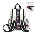 thumbnail image 5 of FORMRS School Backpack with Front Zippered Pocket 12" Student Travel Daypack, Orange Astronaut Planet, 5 of 6