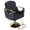 Black, variant on S-HOME Professional Hydraulic Salon Chair With 360° Swivel, PU Leather, Ergonomic Support, Non-Tilting Barber Equipment For Salons, Black
