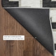 thumbnail image 5 of Addison Rugs Mayfield Premium Machine Washable Transitional Geometric Black Rectangle Rug, 3' x 5', 5 of 6