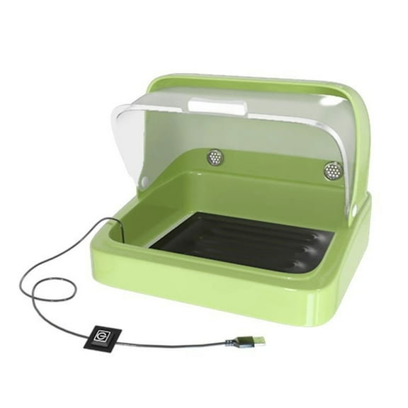 Poultry Brooder Incubator With Clear Window Stainless Steel Construction For Safe Warm Environment Bird Breeding Box